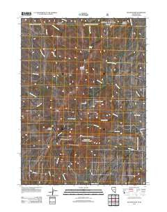 Elk Mountain Nevada Historical topographic map, 1:24000 scale, 7.5 X 7.5 Minute, Year 2012