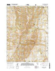 Elk Mountain Nevada Current topographic map, 1:24000 scale, 7.5 X 7.5 Minute, Year 2014