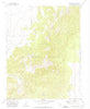 Elkhorn Canyon Nevada Historical topographic map, 1:24000 scale, 7.5 X 7.5 Minute, Year 1971