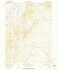 Elko East Nevada Historical topographic map, 1:24000 scale, 7.5 X 7.5 Minute, Year 1957