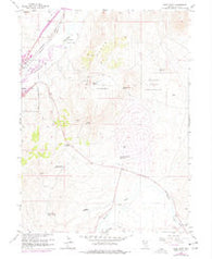 Elko East Nevada Historical topographic map, 1:24000 scale, 7.5 X 7.5 Minute, Year 1962