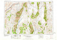 Elko Nevada Historical topographic map, 1:250000 scale, 1 X 2 Degree, Year 1958