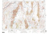 Elko Nevada Historical topographic map, 1:250000 scale, 1 X 2 Degree, Year 1955