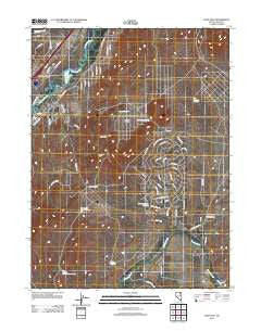 Elko East Nevada Historical topographic map, 1:24000 scale, 7.5 X 7.5 Minute, Year 2012