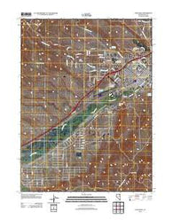 Elko West Nevada Historical topographic map, 1:24000 scale, 7.5 X 7.5 Minute, Year 2012