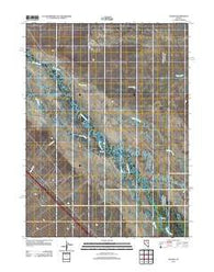 Ellison Nevada Historical topographic map, 1:24000 scale, 7.5 X 7.5 Minute, Year 2012