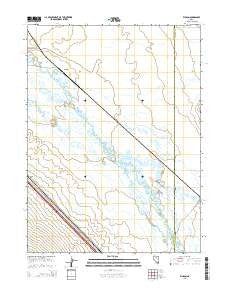 Ellison Nevada Current topographic map, 1:24000 scale, 7.5 X 7.5 Minute, Year 2015