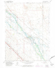 Ellison Nevada Historical topographic map, 1:24000 scale, 7.5 X 7.5 Minute, Year 1966