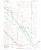 Ellison Nevada Historical topographic map, 1:24000 scale, 7.5 X 7.5 Minute, Year 1966