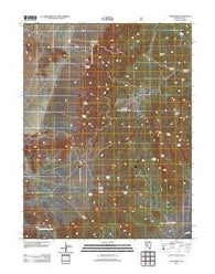 Ellsworth Nevada Historical topographic map, 1:24000 scale, 7.5 X 7.5 Minute, Year 2011