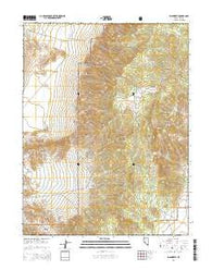 Ellsworth Nevada Current topographic map, 1:24000 scale, 7.5 X 7.5 Minute, Year 2014