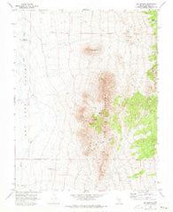 Ely Springs Nevada Historical topographic map, 1:24000 scale, 7.5 X 7.5 Minute, Year 1970