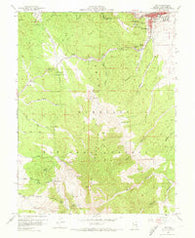 Ely Nevada Historical topographic map, 1:24000 scale, 7.5 X 7.5 Minute, Year 1958