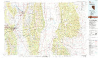 Ely Nevada Historical topographic map, 1:100000 scale, 30 X 60 Minute, Year 1987