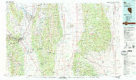 Ely Nevada Historical topographic map, 1:100000 scale, 30 X 60 Minute, Year 1987