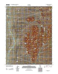 Ely Springs Nevada Historical topographic map, 1:24000 scale, 7.5 X 7.5 Minute, Year 2012