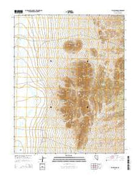 Ely Springs Nevada Current topographic map, 1:24000 scale, 7.5 X 7.5 Minute, Year 2014