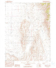Emerson Pass Nevada Historical topographic map, 1:24000 scale, 7.5 X 7.5 Minute, Year 1990