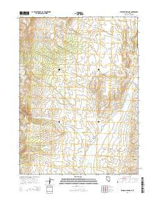 Emigrant Springs Nevada Current topographic map, 1:24000 scale, 7.5 X 7.5 Minute, Year 2014