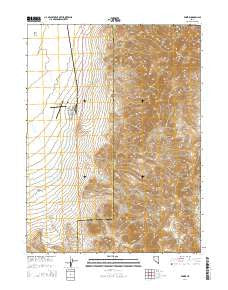 Empire Nevada Current topographic map, 1:24000 scale, 7.5 X 7.5 Minute, Year 2014