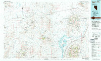 Eugene Mts Nevada Historical topographic map, 1:100000 scale, 30 X 60 Minute, Year 1985
