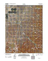 Eureka Nevada Historical topographic map, 1:24000 scale, 7.5 X 7.5 Minute, Year 2012