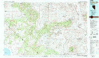Excelsior Mts Nevada Historical topographic map, 1:100000 scale, 30 X 60 Minute, Year 1985