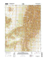 Exchequer Spring Nevada Current topographic map, 1:24000 scale, 7.5 X 7.5 Minute, Year 2015