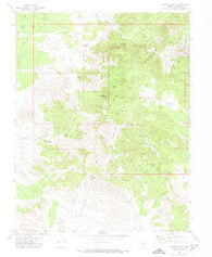 Fairview Peak Nevada Historical topographic map, 1:24000 scale, 7.5 X 7.5 Minute, Year 1971