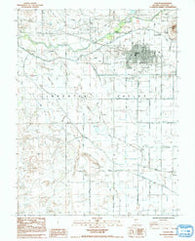 Fallon Nevada Historical topographic map, 1:24000 scale, 7.5 X 7.5 Minute, Year 1985