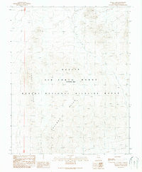 Fallout Hills Nevada Historical topographic map, 1:24000 scale, 7.5 X 7.5 Minute, Year 1989