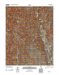 Farrier Nevada Historical topographic map, 1:24000 scale, 7.5 X 7.5 Minute, Year 2012