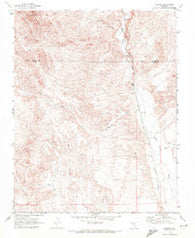 Farrier Nevada Historical topographic map, 1:24000 scale, 7.5 X 7.5 Minute, Year 1969