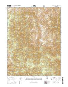 Farrington Canyon Nevada Current topographic map, 1:24000 scale, 7.5 X 7.5 Minute, Year 2014