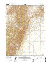 Fencemaker Pass Nevada Current topographic map, 1:24000 scale, 7.5 X 7.5 Minute, Year 2014