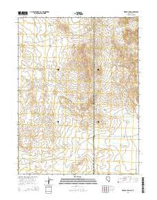 Ferber Peak Nevada Current topographic map, 1:24000 scale, 7.5 X 7.5 Minute, Year 2014