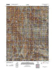 Ferber Peak NW Nevada Historical topographic map, 1:24000 scale, 7.5 X 7.5 Minute, Year 2012