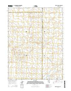 Ferber Peak SE Nevada Current topographic map, 1:24000 scale, 7.5 X 7.5 Minute, Year 2015
