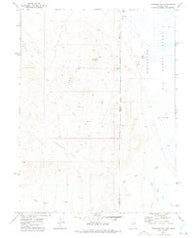 Ferguson Flat Nevada Historical topographic map, 1:24000 scale, 7.5 X 7.5 Minute, Year 1972