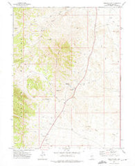 Ferguson Mtn. Nevada Historical topographic map, 1:24000 scale, 7.5 X 7.5 Minute, Year 1972