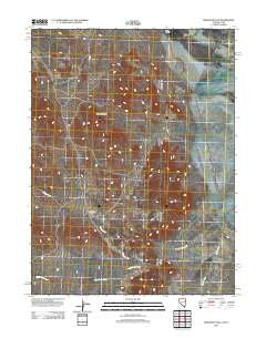 Ferguson Flat Nevada Historical topographic map, 1:24000 scale, 7.5 X 7.5 Minute, Year 2012
