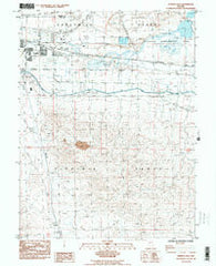 Fernley East Nevada Historical topographic map, 1:24000 scale, 7.5 X 7.5 Minute, Year 1985