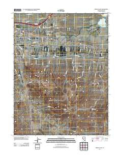 Fernley East Nevada Historical topographic map, 1:24000 scale, 7.5 X 7.5 Minute, Year 2011