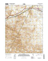 Fernley West Nevada Current topographic map, 1:24000 scale, 7.5 X 7.5 Minute, Year 2014
