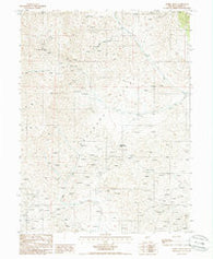 Ferris Creek Nevada Historical topographic map, 1:24000 scale, 7.5 X 7.5 Minute, Year 1985