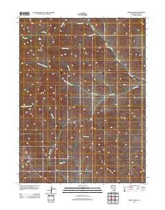 Ferris Creek Nevada Historical topographic map, 1:24000 scale, 7.5 X 7.5 Minute, Year 2012