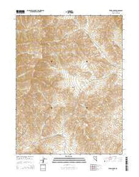 Ferris Creek Nevada Current topographic map, 1:24000 scale, 7.5 X 7.5 Minute, Year 2014