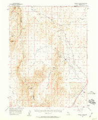 Fireball Ridge Nevada Historical topographic map, 1:62500 scale, 15 X 15 Minute, Year 1957