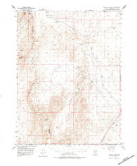 Fireball Ridge Nevada Historical topographic map, 1:62500 scale, 15 X 15 Minute, Year 1967
