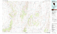 Fish Creek Mts Nevada Historical topographic map, 1:100000 scale, 30 X 60 Minute, Year 1982
